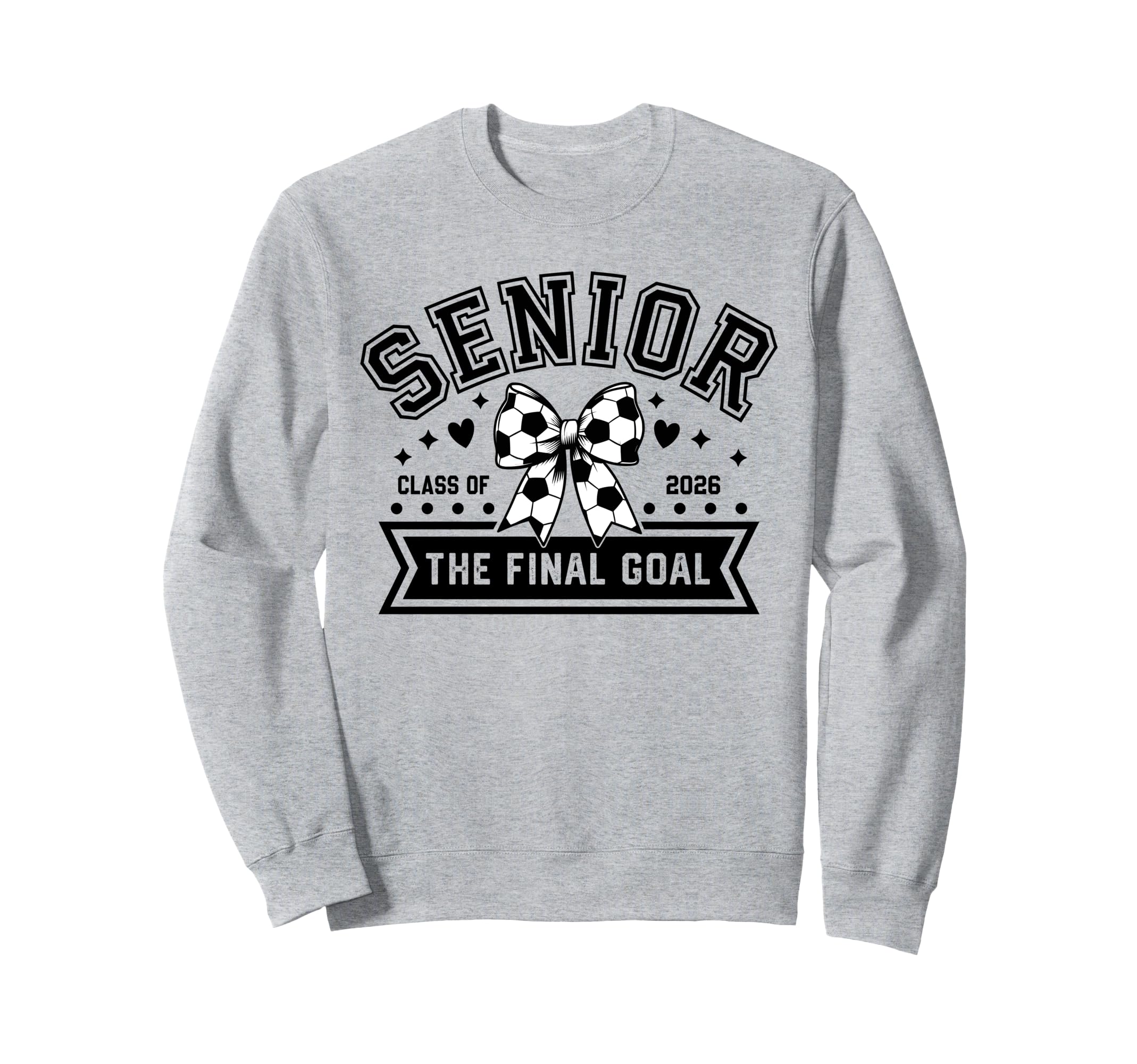 Senior Soccer Class 2026 Soccer Sweatshirt - Trendy Graphic for Adults - T-Shirt, Sweatshirt, Hoodie