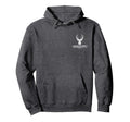 Saddleback Deer Hunting White Logo Hoodie - Aesthetic Graphic Unisex - T-Shirt, Sweatshirt, Hoodie