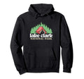Lake Clark National Park Tent Camping Hoodie - Minimalist Print Men Women - T-Shirt, Sweatshirt, Hoodie