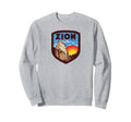 Zion National Park Utah 80S Sweatshirt - Unique Graphic Unisex - T-Shirt, Sweatshirt, Hoodie