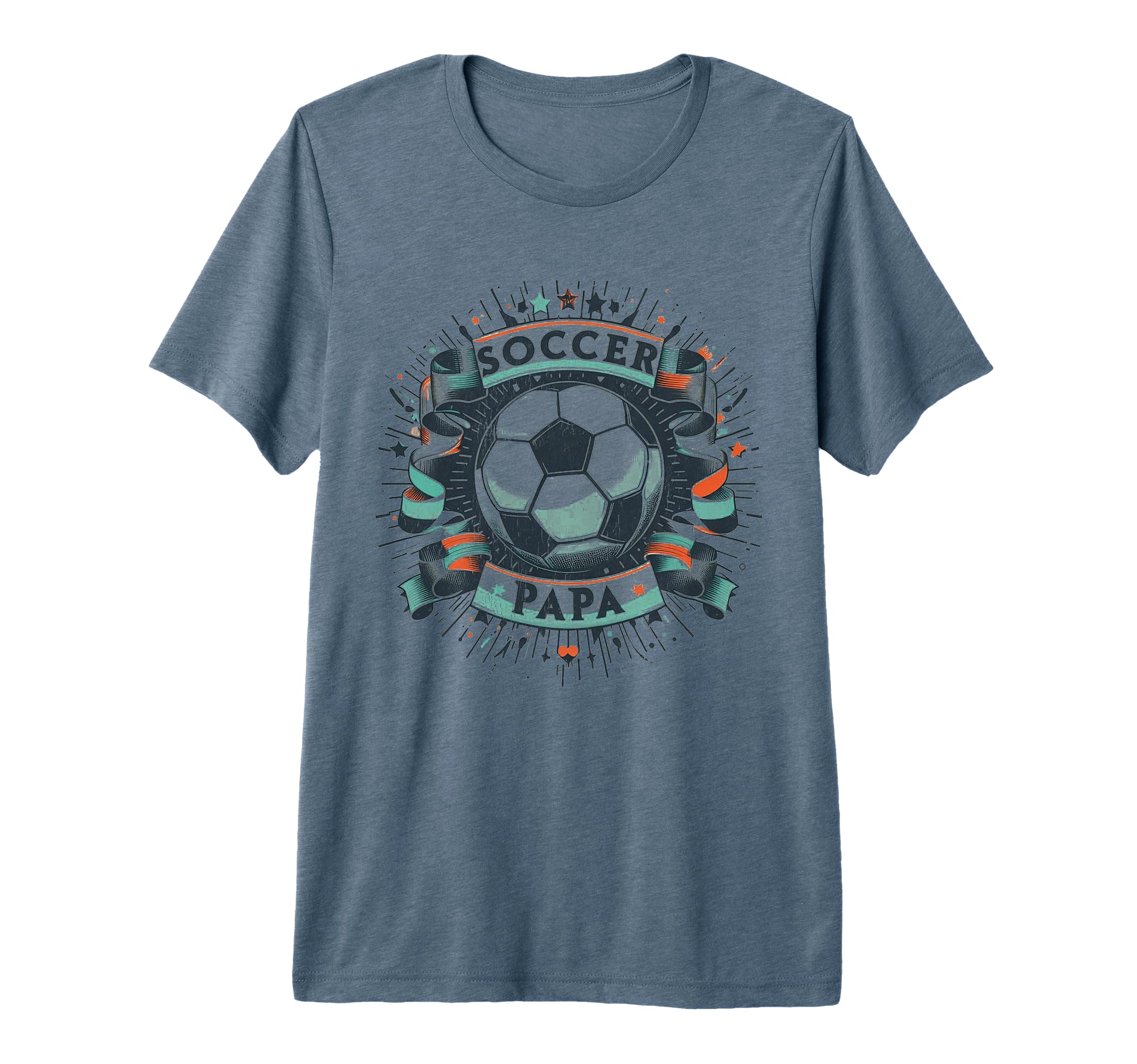 Soccer Papa Family Matching Dad Fathers T-Shirt - Novelty Apparel Unisex - T-Shirt, Sweatshirt, Hoodie