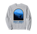 Great Smoky Mountains National Park Deer Sweatshirt - Graphic Print Unisex - T-Shirt, Sweatshirt, Hoodie