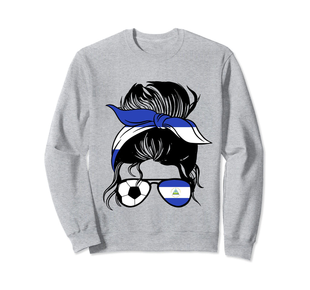 Nicaragua Mothers Day Soccer Mom Sweatshirt - Fun Novelty Design Men Women - T-Shirt, Sweatshirt, Hoodie