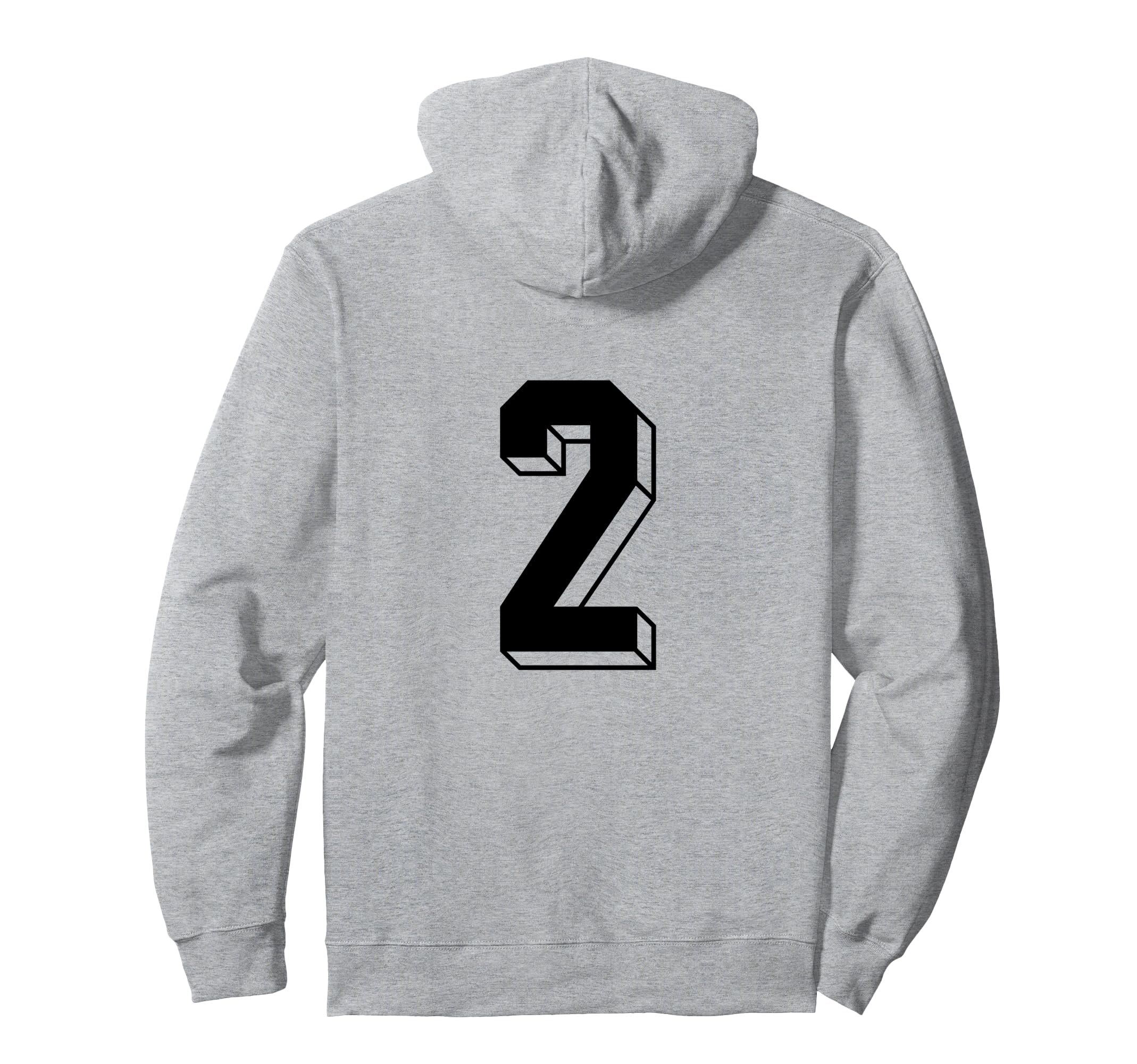 Number 2 Backside 80S 90S Team Jersey Hoodie - Unique Graphic Unisex - T-Shirt, Sweatshirt, Hoodie