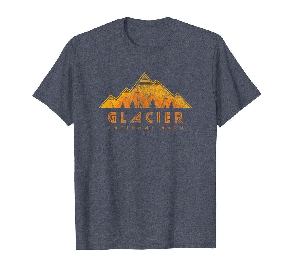 Glacier National Park T-Shirt - Minimalist Print Unisex - T-Shirt, Sweatshirt, Hoodie