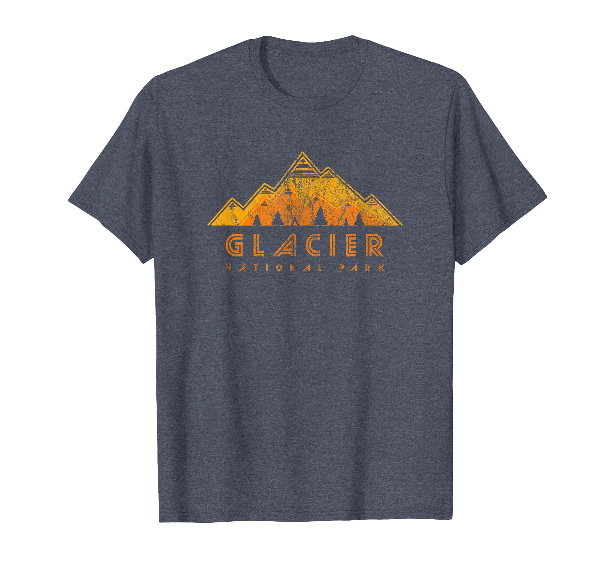 Glacier National Park T-Shirt - Minimalist Print Unisex - T-Shirt, Sweatshirt, Hoodie