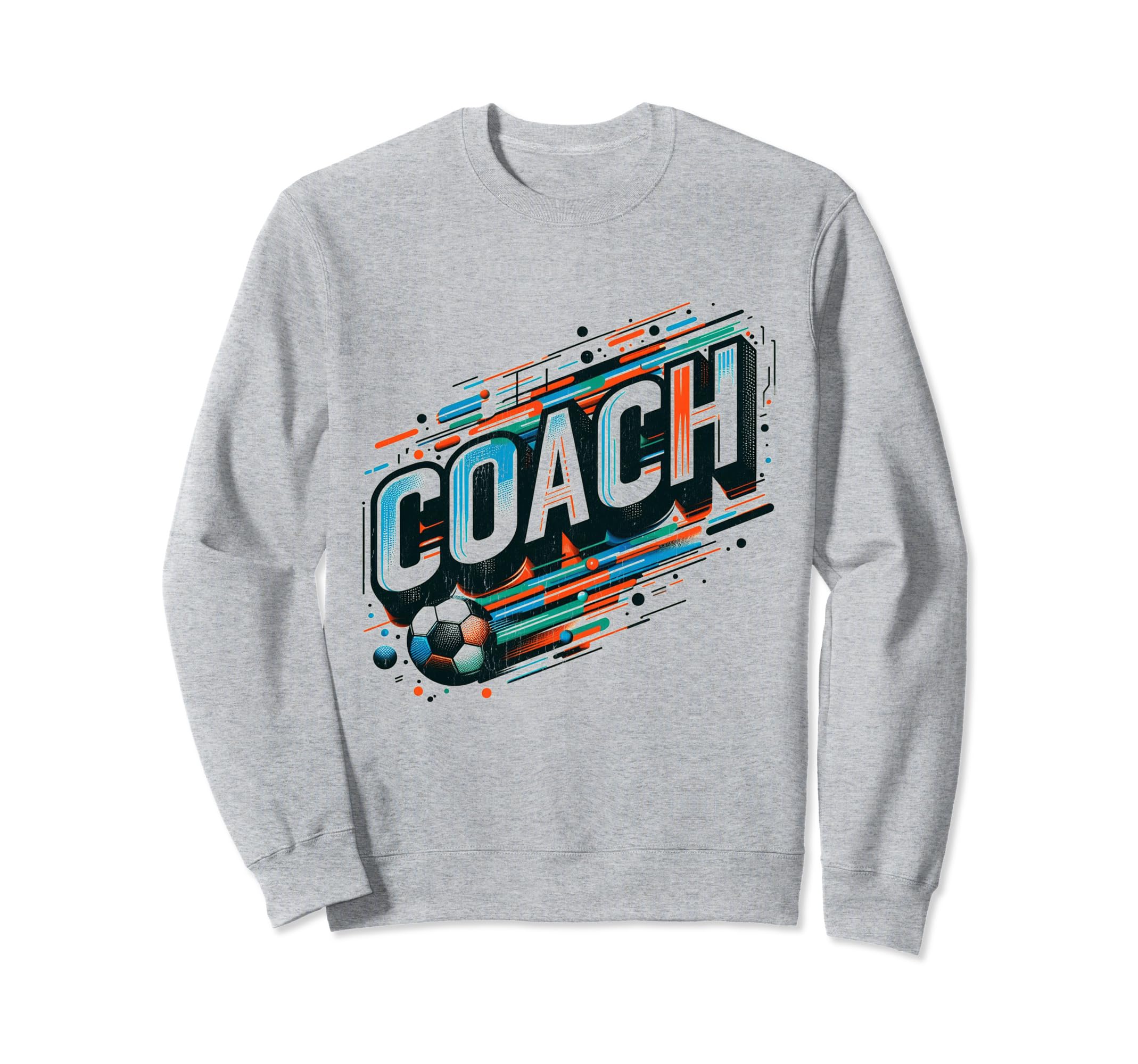 Soccer Coach Training Coaching Football Sweatshirt - Graphic Print Unisex - T-Shirt, Sweatshirt, Hoodie