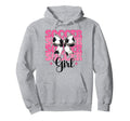 Womens Coquette Bow Ribbon Soccer Hoodie - Minimalist Print for Adults - T-Shirt, Sweatshirt, Hoodie