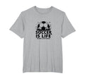 Soccer Coach Soccer Is Life Rest Is T-Shirt - Aesthetic Graphic for Adults - T-Shirt, Sweatshirt, Hoodie