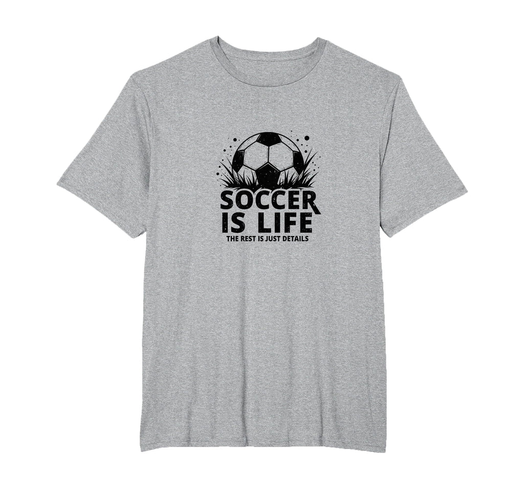 Soccer Coach Soccer Is Life Rest Is T-Shirt - Aesthetic Graphic for Adults - T-Shirt, Sweatshirt, Hoodie
