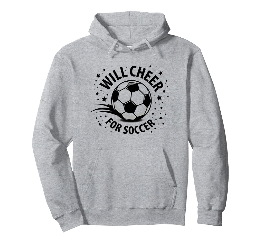 Will Cheer Soccer Spirited Fan Sports Hoodie - Streetwear Style Unisex - T-Shirt, Sweatshirt, Hoodie