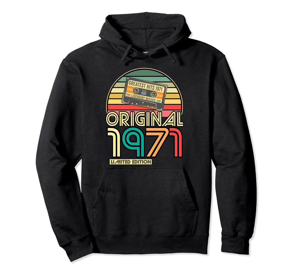 Legendary Since 1971 Birthday 1971 Hoodie - Streetwear Style Unisex - T-Shirt, Sweatshirt, Hoodie