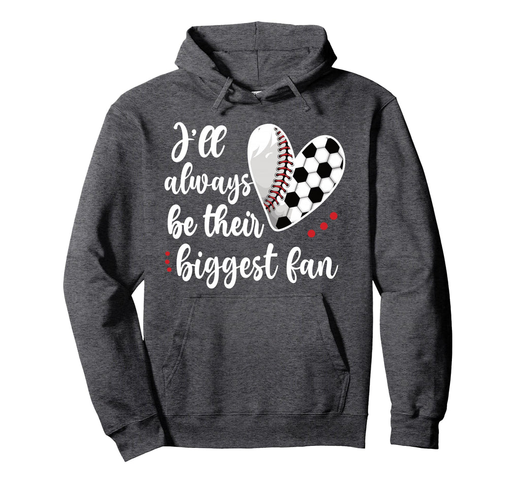 Huge Fan Soccer Baseball Player Mama Hoodie - Custom Art Print for Adults - T-Shirt, Sweatshirt, Hoodie