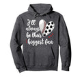 Huge Fan Soccer Baseball Player Mama Hoodie - Custom Art Print for Adults - T-Shirt, Sweatshirt, Hoodie