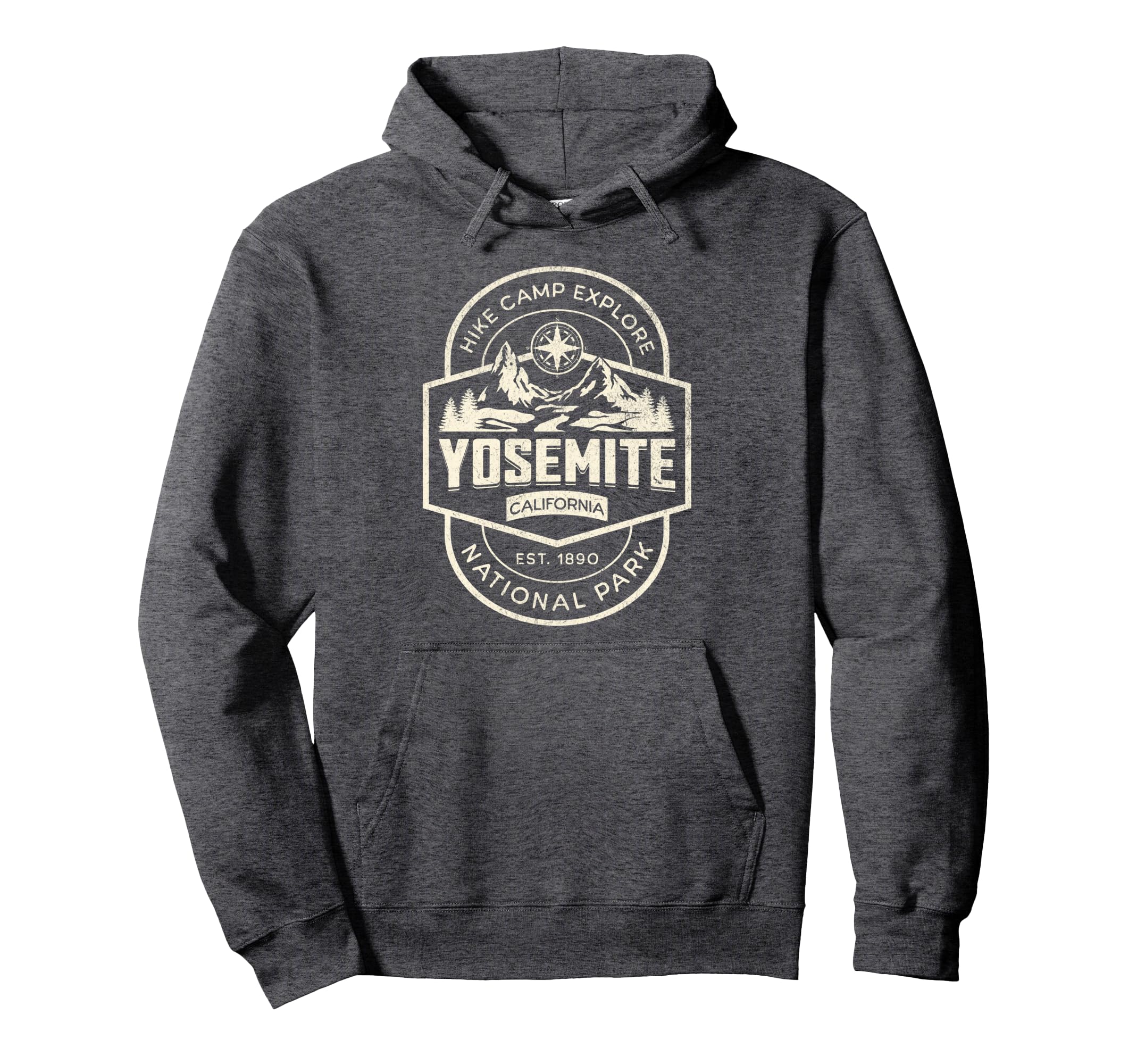 Yosemite National Park California Sweatshirt - Trendy Graphic Men Women - T-Shirt, Sweatshirt, Hoodie
