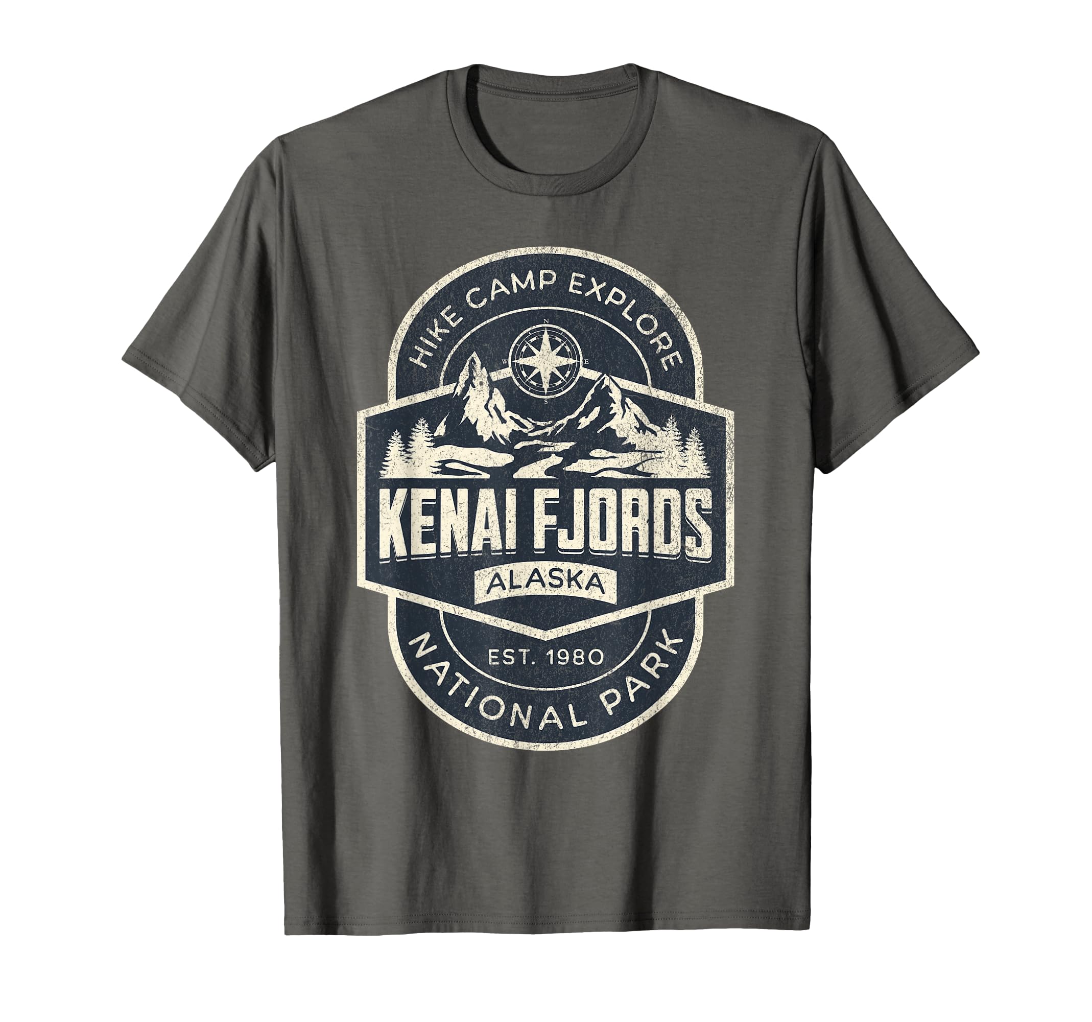 Kenai Fjords National Park Alaska Usa T-Shirt - Unique Graphic for Adults - T-Shirt, Sweatshirt, Hoodie