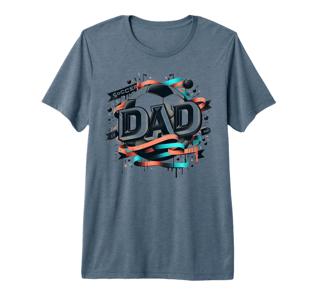 Soccer Dad Family Matching Dad T-Shirt - Custom Art Print Men Women - T-Shirt, Sweatshirt, Hoodie