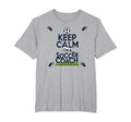 Keep Calm Im Soccer Coach Funny T-Shirt - Fun Novelty Design for Adults - T-Shirt, Sweatshirt, Hoodie