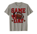 Game Day Touchdown Football Mom Go T-Shirt - Aesthetic Graphic for Adults - T-Shirt, Sweatshirt, Hoodie