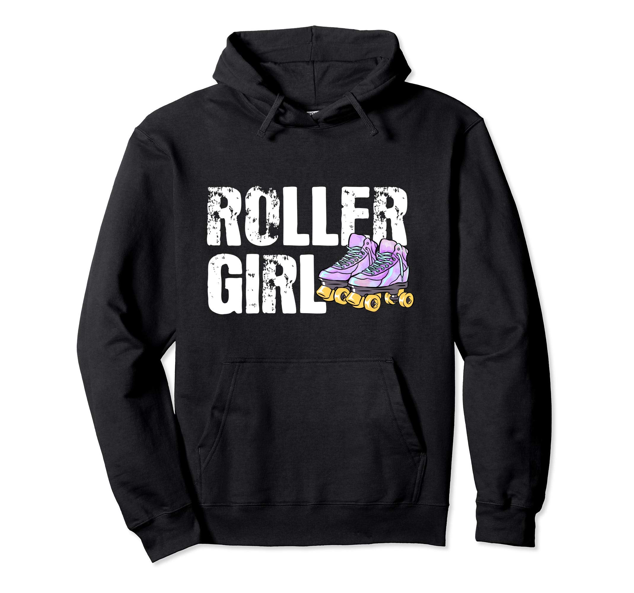 Roller Skating Theme Roller Skates Hoodie - Trendy Graphic Men Women - T-Shirt, Sweatshirt, Hoodie