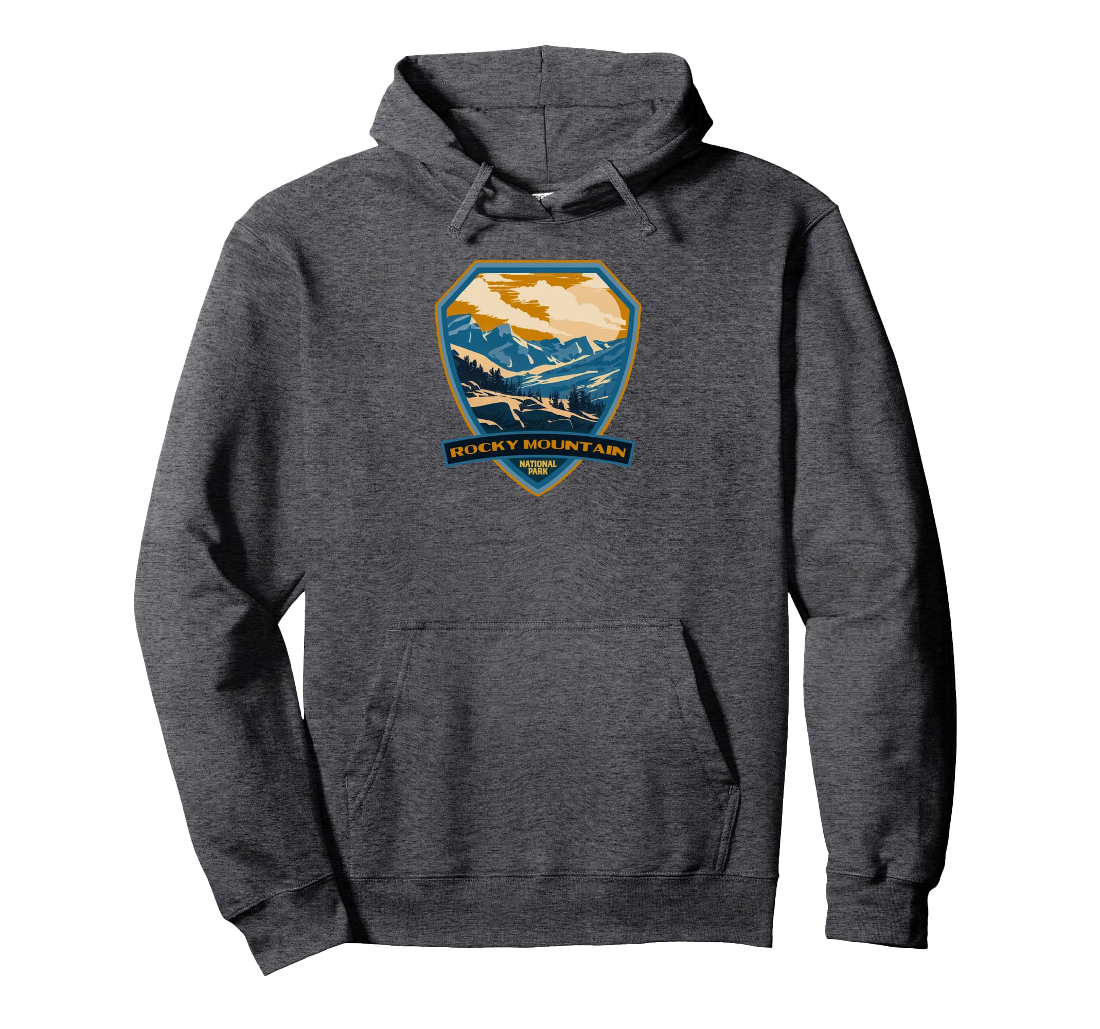 Rocky Mountain National Park Wpa Hoodie - Fun Novelty Design Men Women - T-Shirt, Sweatshirt, Hoodie