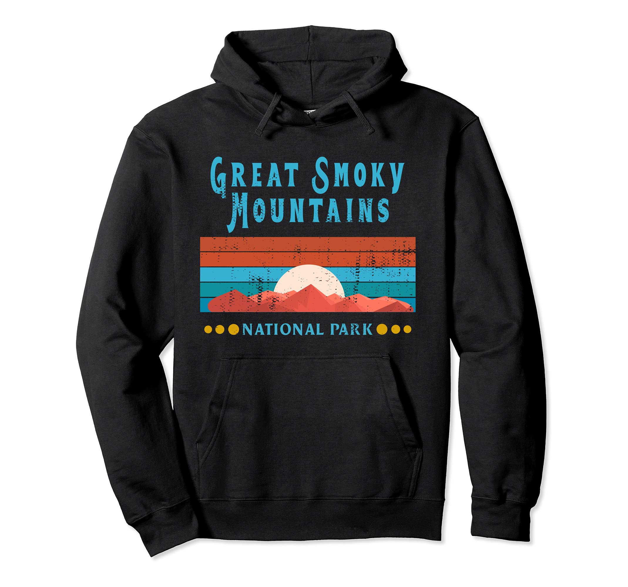 National Park Great Smoky Mountains Sun Hoodie - Trendy Graphic Men Women - T-Shirt, Sweatshirt, Hoodie