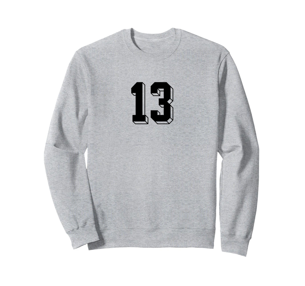 Number 13 80S 90S Soccer Team Jersey Sweatshirt - Trendy Graphic Unisex - T-Shirt, Sweatshirt, Hoodie