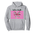 Lets Kick Some Grass Soccer Coquette Bow Hoodie - Graphic Print Unisex - T-Shirt, Sweatshirt, Hoodie