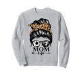 Mom Life Messy Bun Hair Funny Soccer Sweatshirt - Novelty Apparel Unisex - T-Shirt, Sweatshirt, Hoodie