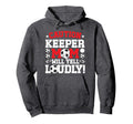 Soccer Keeper Mom Will Yell Mom Hoodie - Custom Art Print for Adults - T-Shirt, Sweatshirt, Hoodie