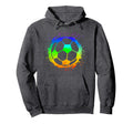 Soccer Player Ball Sports Hoodie - Fun Novelty Design Men Women - T-Shirt, Sweatshirt, Hoodie