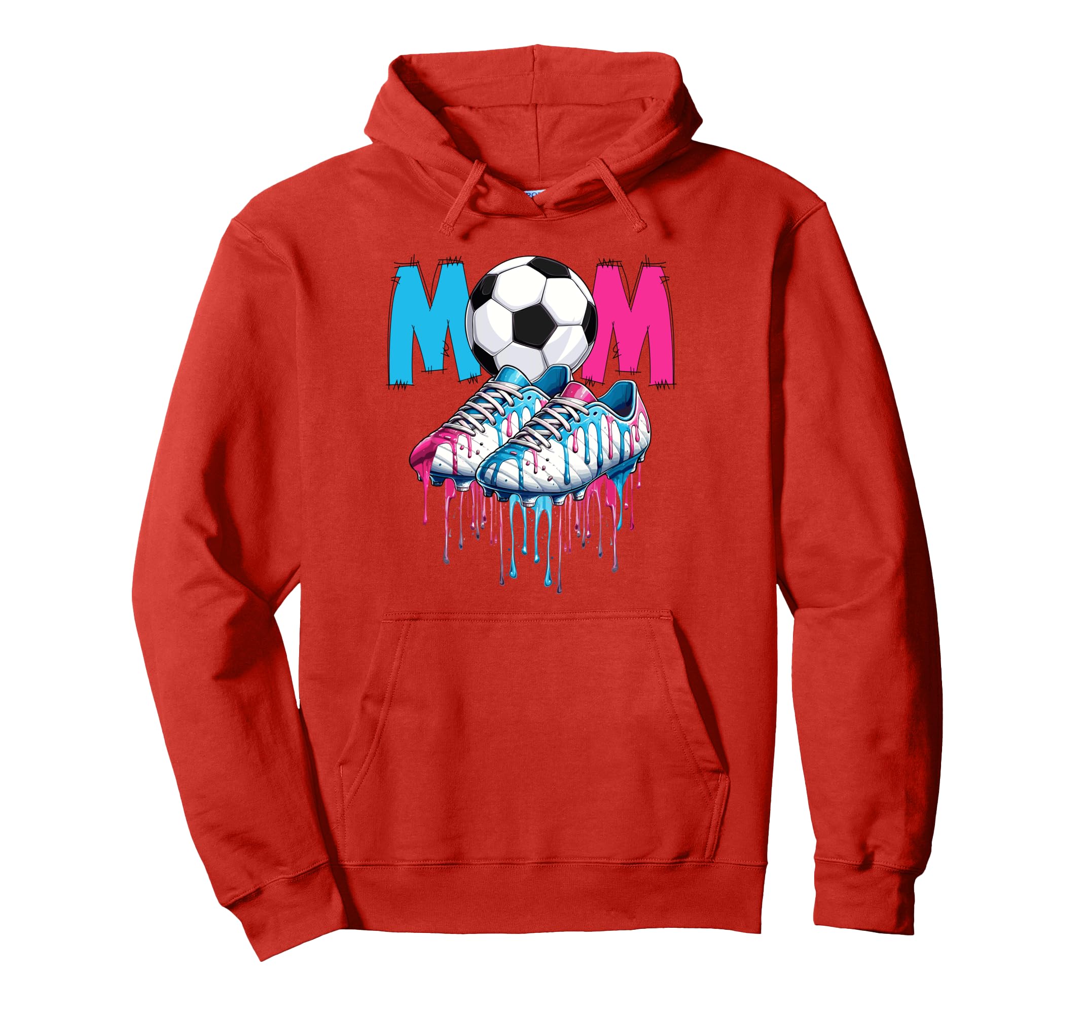 Funny Soccer Mom Soccer Mama Happy Hoodie - Streetwear Style Unisex - T-Shirt, Sweatshirt, Hoodie
