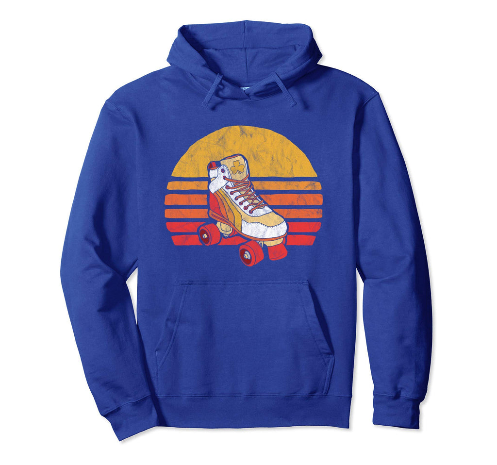 Distressed Roller Skate Sun Hoodie - Aesthetic Graphic Men Women - T-Shirt, Sweatshirt, Hoodie