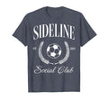 Sideline Soccer Mom Social Club Funny T-Shirt - Trendy Graphic for Adults - T-Shirt, Sweatshirt, Hoodie