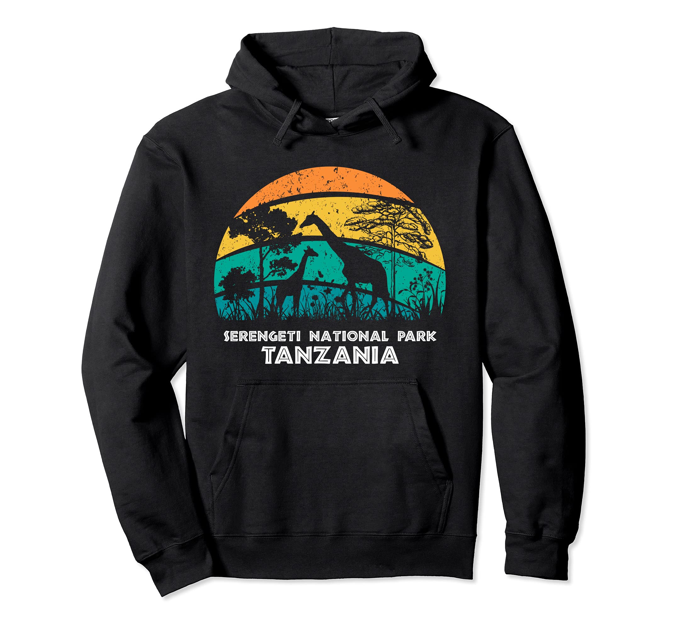 Serengeti National Park Tanzania Africa Hoodie - Graphic Print for Adults - T-Shirt, Sweatshirt, Hoodie