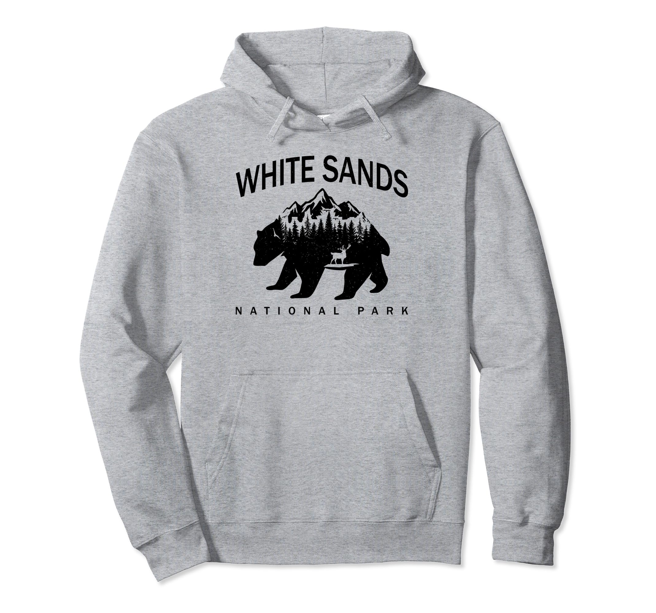 White Sands National Park Bear Souvenir Hoodie - Fun Novelty Design Unisex - T-Shirt, Sweatshirt, Hoodie
