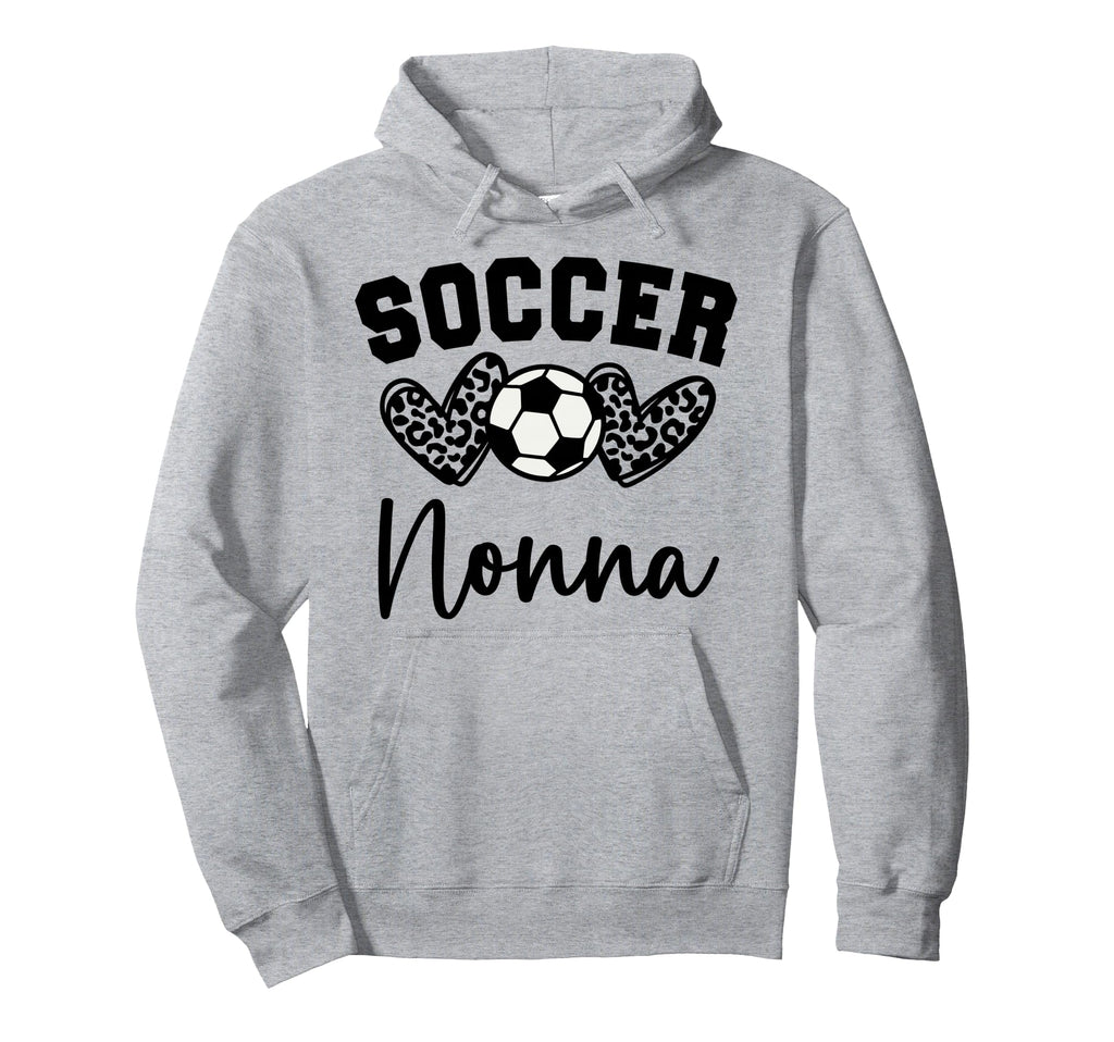 Soccer Nonna Matching Family Soccer Hoodie - Graphic Print for Adults - T-Shirt, Sweatshirt, Hoodie