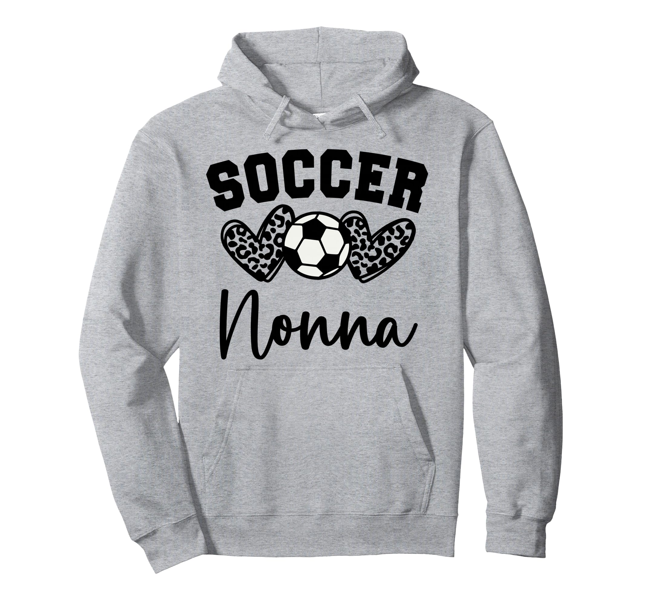 Soccer Nonna Matching Family Soccer Hoodie - Graphic Print for Adults - T-Shirt, Sweatshirt, Hoodie