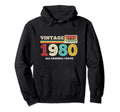 40 Birthday Gift Best 1980 Cassette Hoodie - Novelty Apparel for Adults - T-Shirt, Sweatshirt, Hoodie