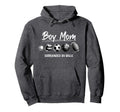 Mom Surrounded Balls Funny Ball Mothers Day Hoodie - Graphic Print Unisex - T-Shirt, Sweatshirt, Hoodie