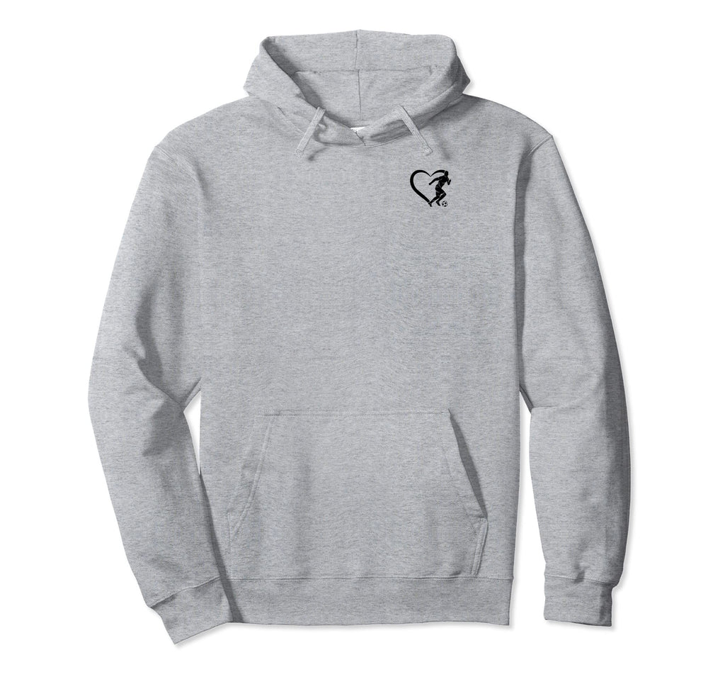 Soccer Player Heart Soccer Ball Heart Hoodie - Novelty Apparel Unisex - T-Shirt, Sweatshirt, Hoodie