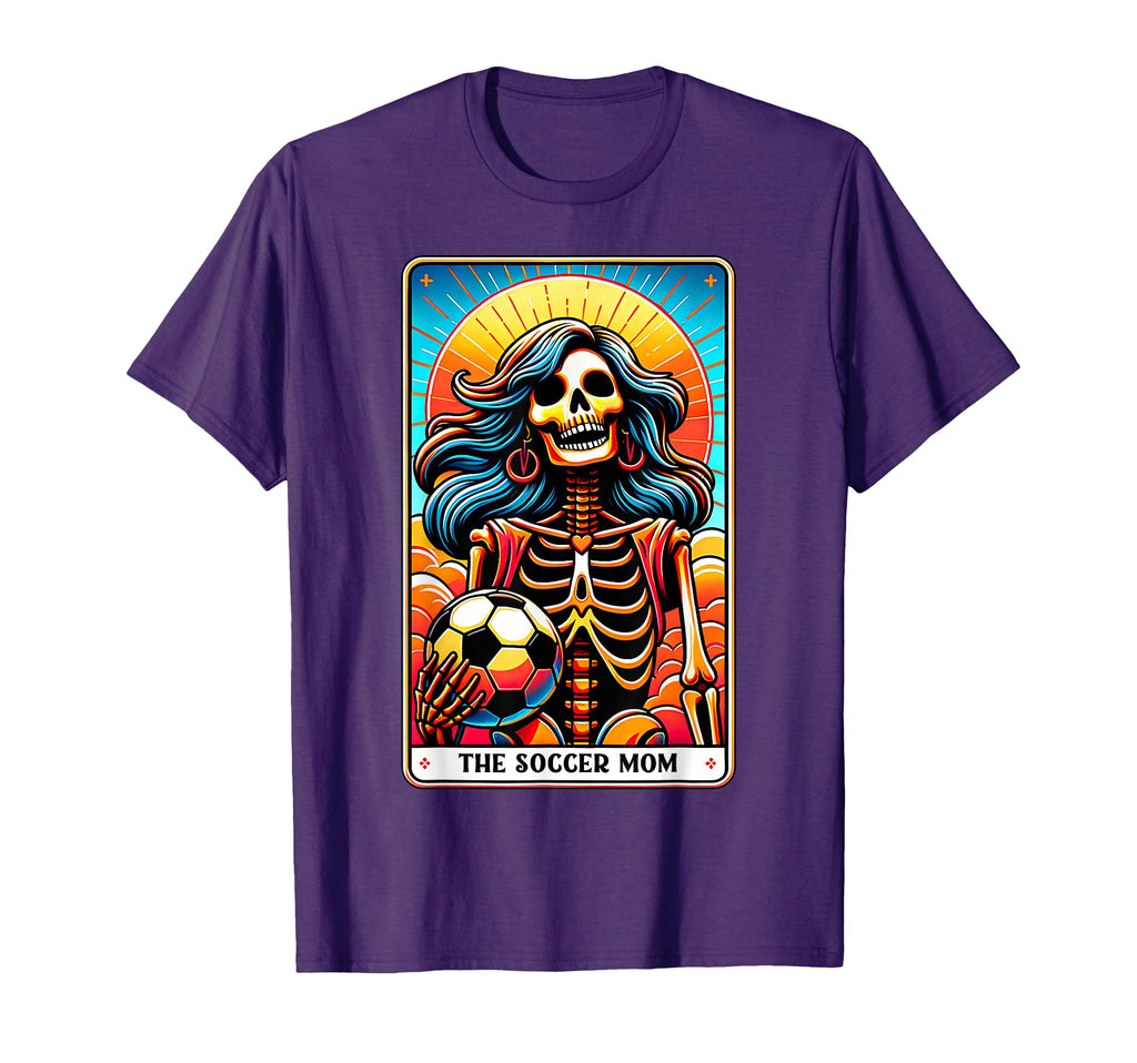 Soccer Mom Tarot Card Skeleton T-Shirt - Streetwear Style for Adults - T-Shirt, Sweatshirt, Hoodie