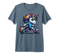Footballer Unicorn Fans Soccer Team T-Shirt - Minimalist Print for Adults - T-Shirt, Sweatshirt, Hoodie