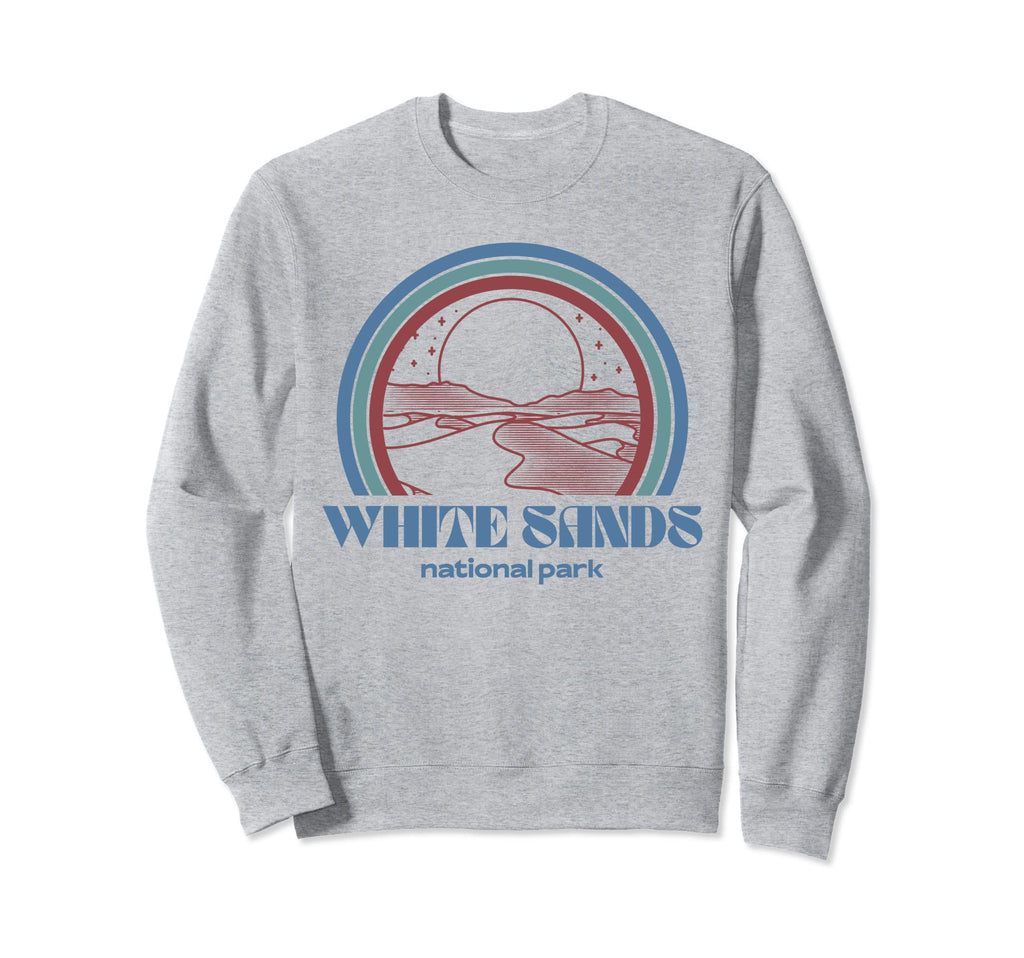 White Sands National Park Outdoor Sweatshirt - Minimalist Print for Adults - T-Shirt, Sweatshirt, Hoodie