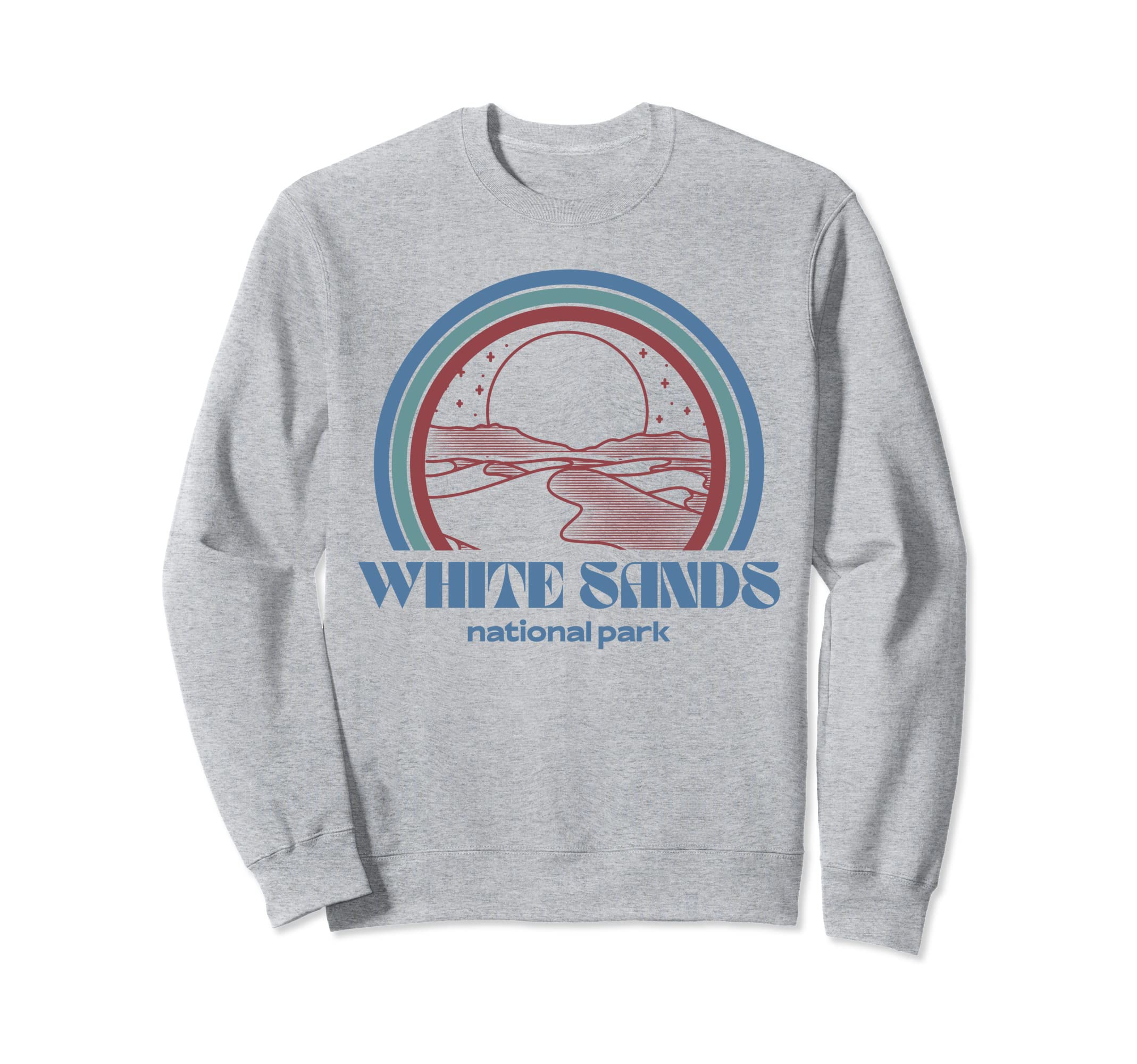 White Sands National Park Outdoor Sweatshirt - Minimalist Print for Adults - T-Shirt, Sweatshirt, Hoodie