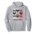 Soccer Sister Coquette Bow Soccer Hoodie - Aesthetic Graphic Men Women - T-Shirt, Sweatshirt, Hoodie