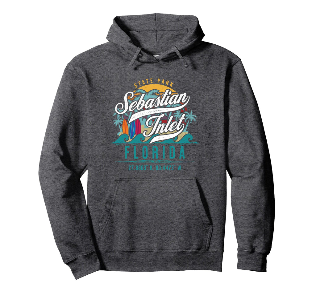 San Sebastian State Park Florida Surf Hoodie - Unique Graphic for Adults - T-Shirt, Sweatshirt, Hoodie