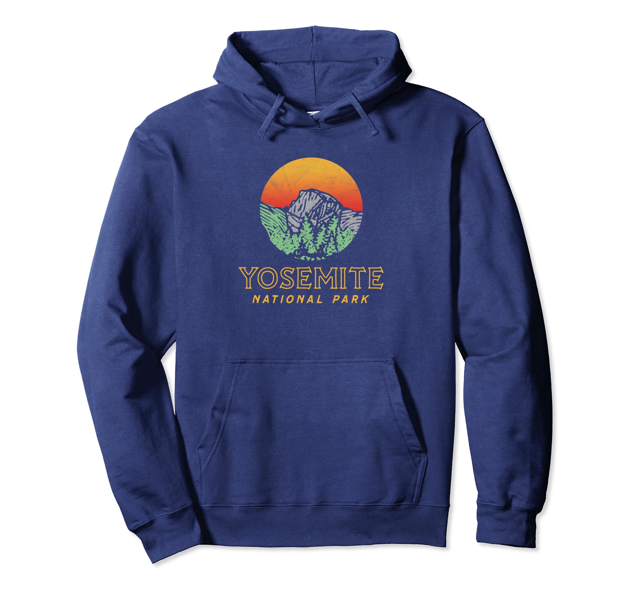 Yosemite National Park Half Dome Hoodie - Minimalist Print for Adults - T-Shirt, Sweatshirt, Hoodie