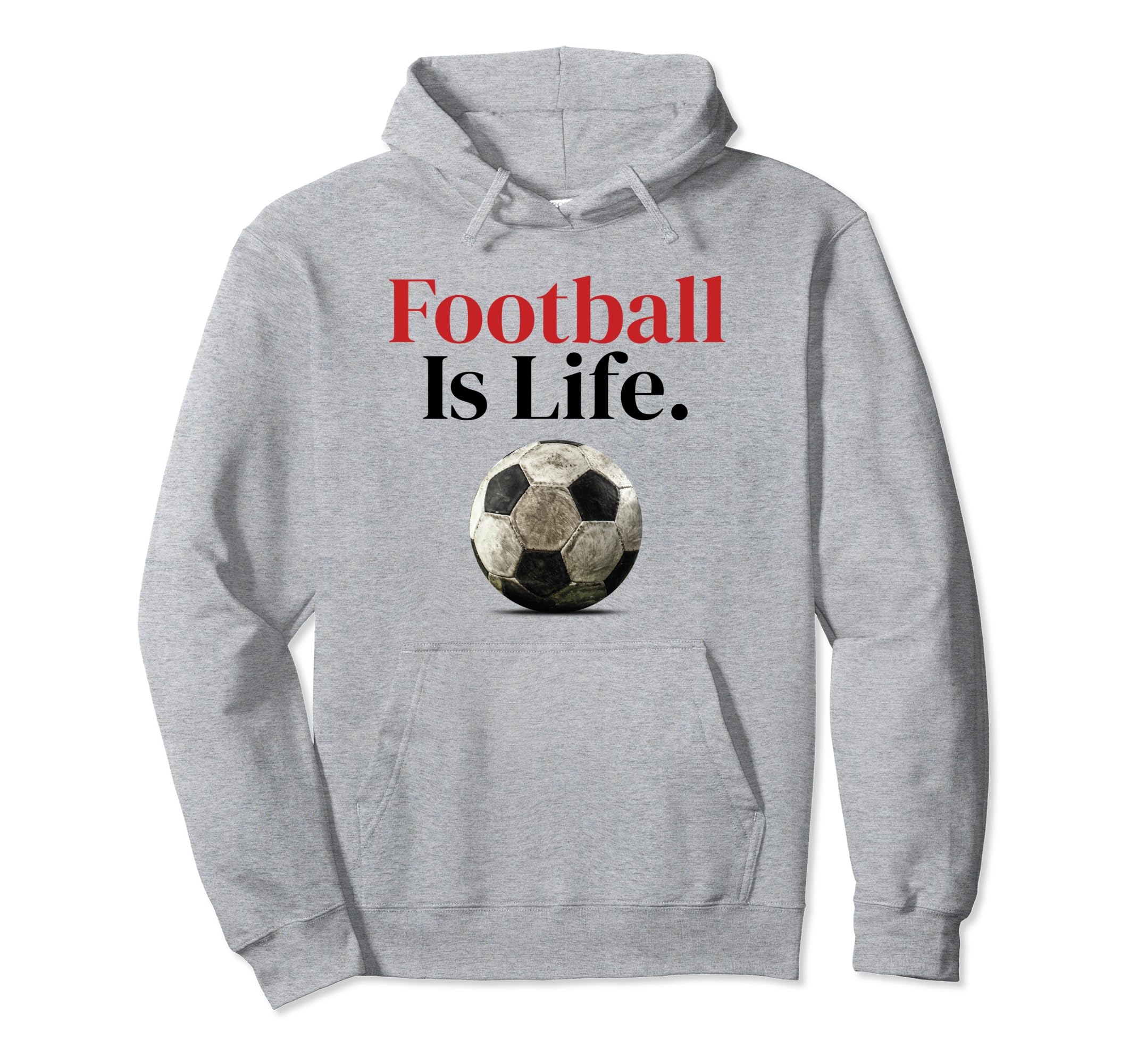 Futbol Is Life Soccer Fans Related Hoodie - Minimalist Print Unisex - T-Shirt, Sweatshirt, Hoodie