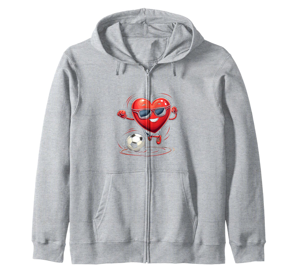 Soccer Heart Gift Sweatshirt - Streetwear Style Unisex - T-Shirt, Sweatshirt, Hoodie